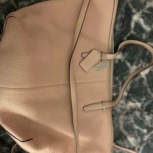 Large pink Coach bag